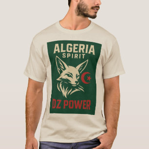 DZ POWER – Algeria Spirit Fennec Design T-Shirt 