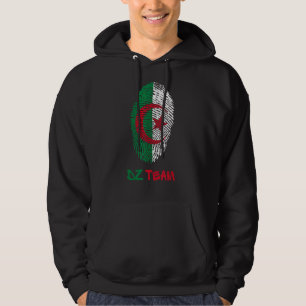 Dz Team Algerian Flag Print Algerian Independence Hoodie
