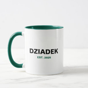 "Dziadek" Est. 2025 – The Perfect Grandpa Gift Mug