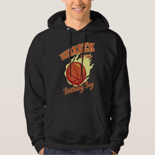 Dziadek Of The Birthday Boy Basketball Family Bday Hoodie
