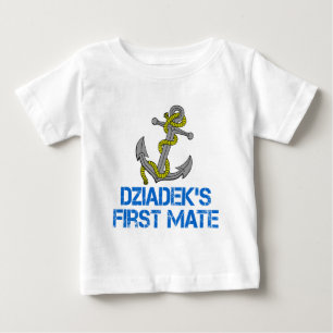 Dziadek's First Mate Baby T-Shirt