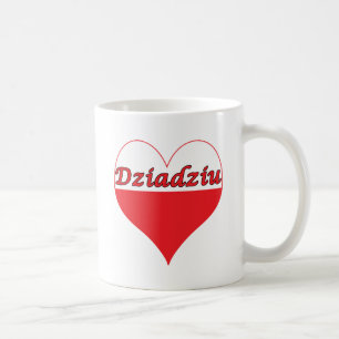 Dziadziu Polish Heart Coffee Mug