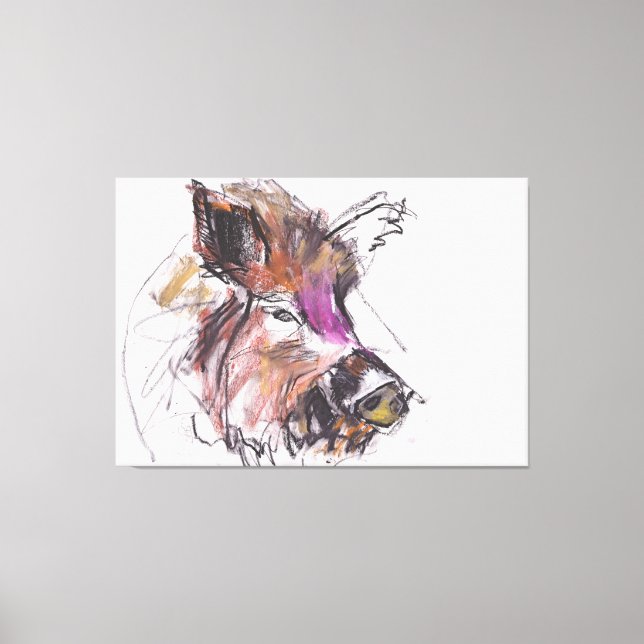 Dzik Canvas Print (Front)