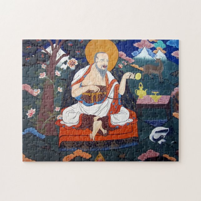 dzong buddhist art jigsaw puzzle (Horizontal)