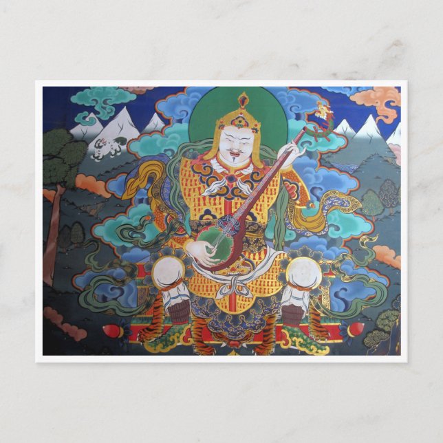 dzong budhist art postcard (Front)