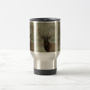 E10 Bull Elk in Velvet Travel Mug