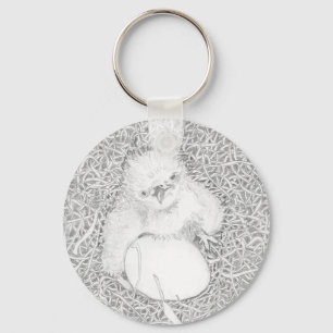 E14 SPREAD THE WORD PROTECT WILDLIFE BABY EAGLET KEY RING