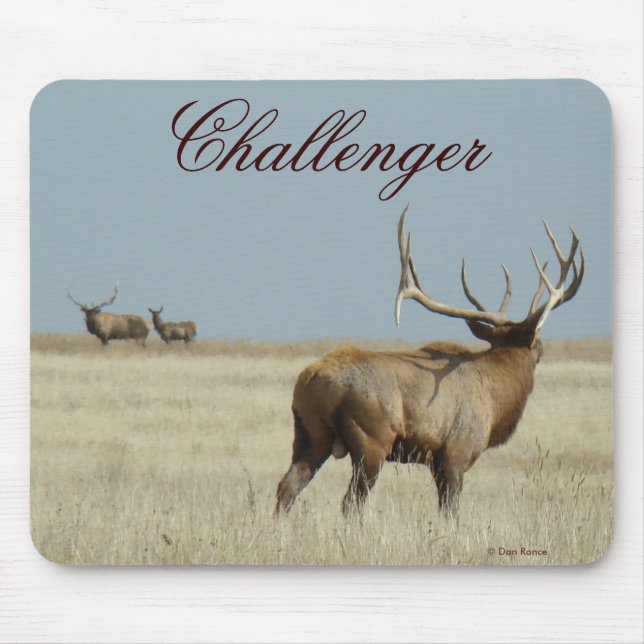 E20 Bull Elk Challenger Mouse Mat (Front)