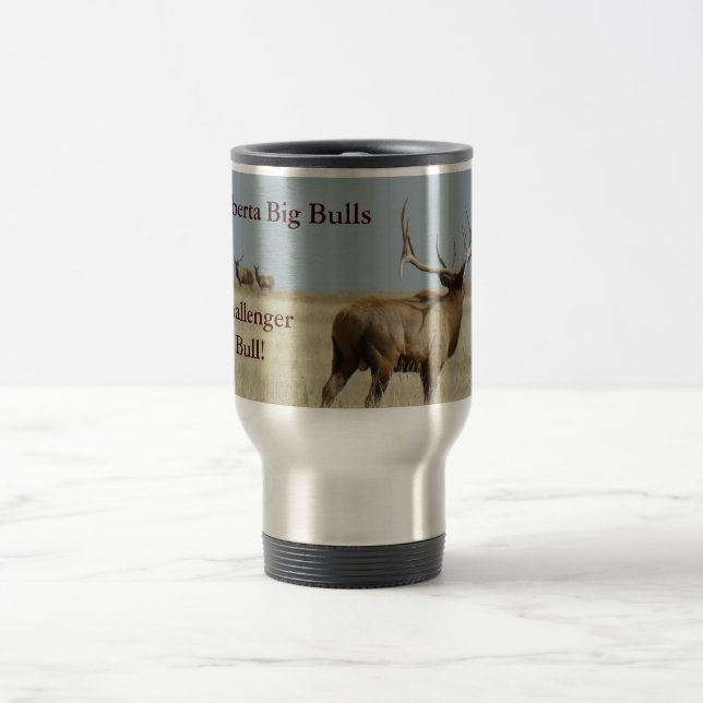 E21 Bull Elk Challenger Travel Mug (Center)