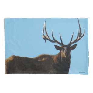 E27 Bull Elk Sky Lined Pillowcase