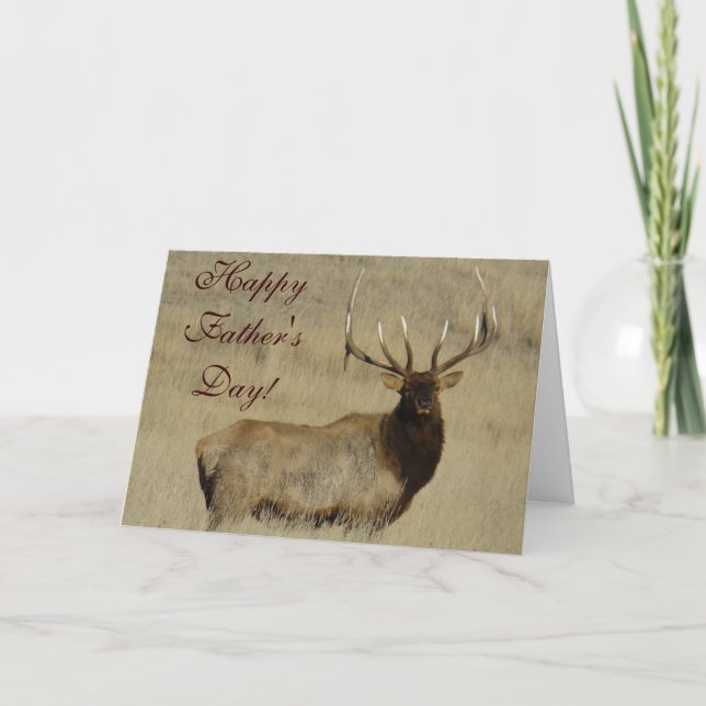 E30 Bull Elk Big Bull Card (Front)
