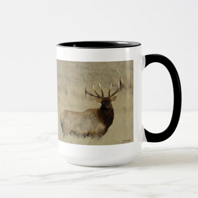 E30 Bull Elk Big Bull Mug (Right)
