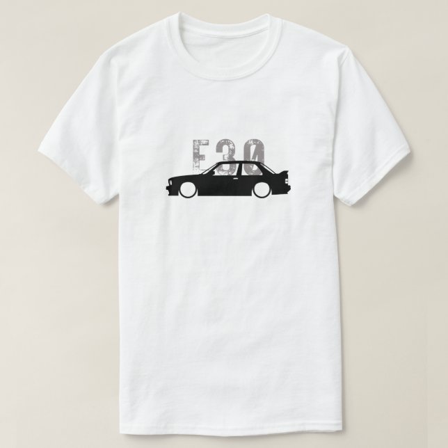 E30 Car Design T-Shirt (Design Front)