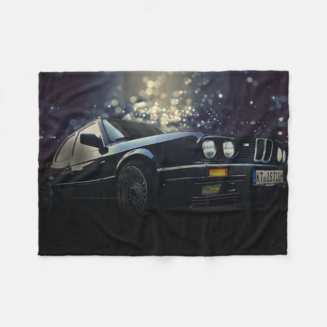 E30 sparks coupe fleece blanket (Front (Horizontal))