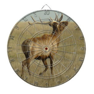 E35 Bull Elk Grass in Horns Dartboard