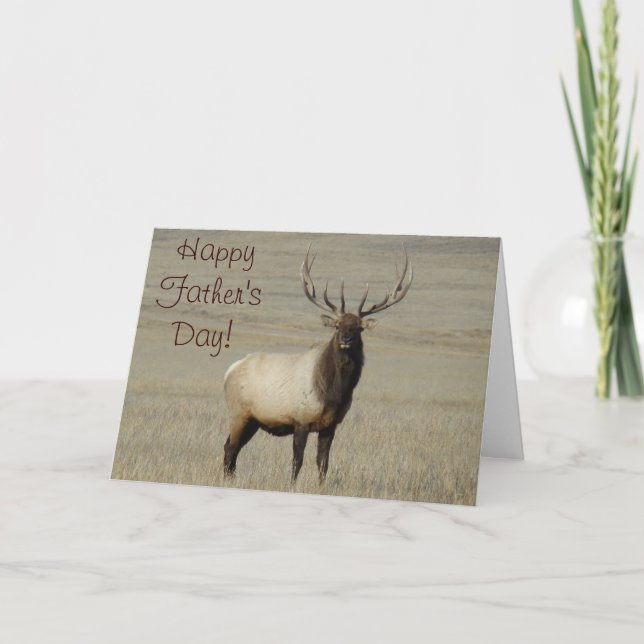 E46 Bull Elk Big Bull Card (Front)