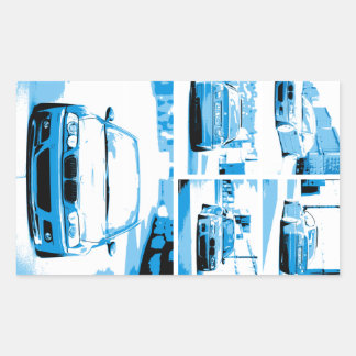 e46 comics rectangular sticker