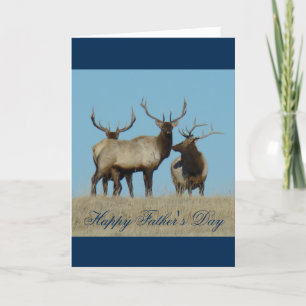 E60 Bull Elk Sky Lined Card