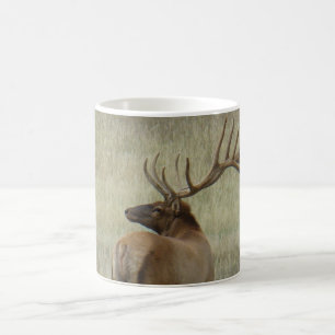 E6 Bull Elk in Velvet Coffee Mug