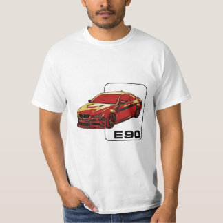 E90 M3 BMW Design - Red T-Shirt