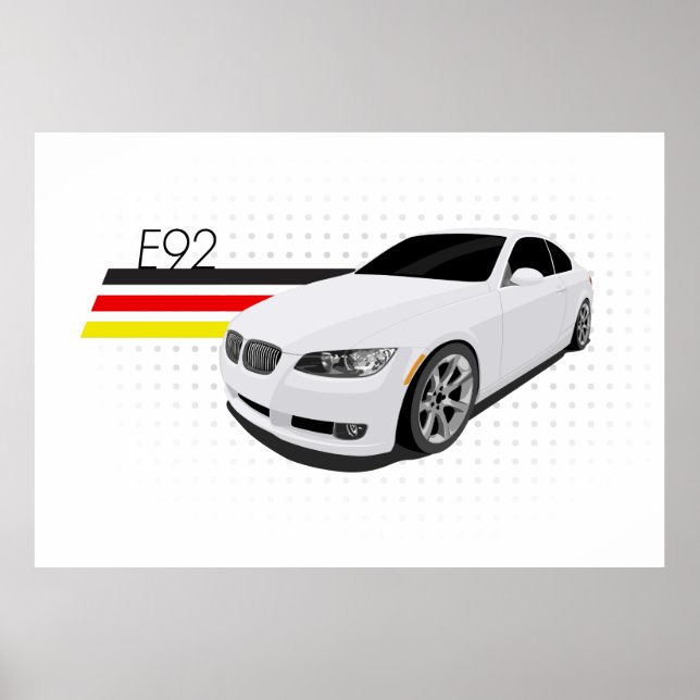 E92 Coupe Poster (Front)