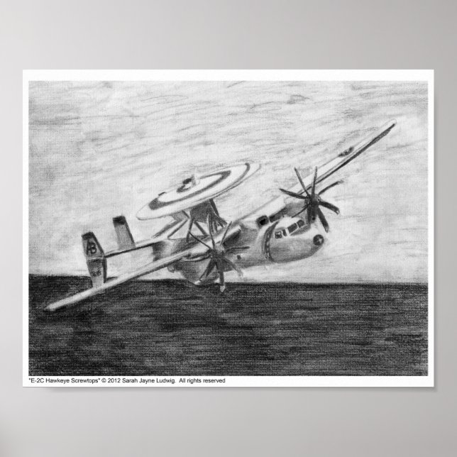 E-2C Hawkeye (Screwtops) Art print (Front)