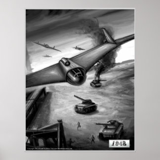 E-555 Bombing Run Poster