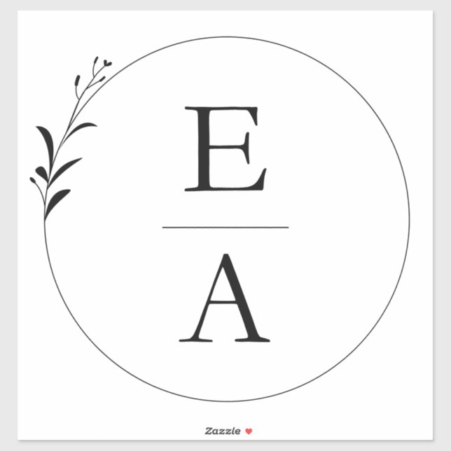 E & A Custom-Cut Vinyl Sticker (Sheet)