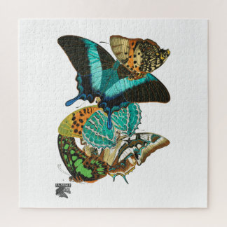 E.A. Séguy Vintage Butterflies Illustration Jigsaw Puzzle