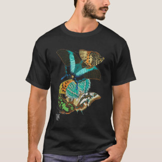 E.A. Séguy Vintage Butterflies Illustration T-Shirt