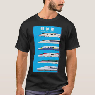 E:\AnhgocUpZZ\Japanese Shinkansen Bullet Trains -  T-Shirt