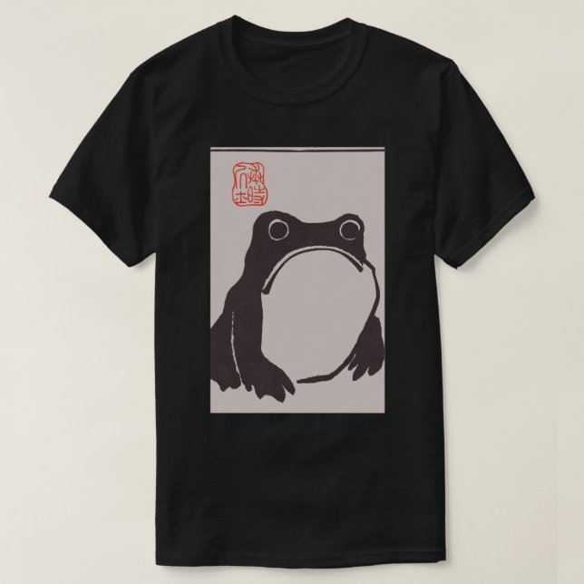E:\AnhgocUpZZ\Japon Art Matsumoto Hoji frog art pr T-Shirt (Design Front)