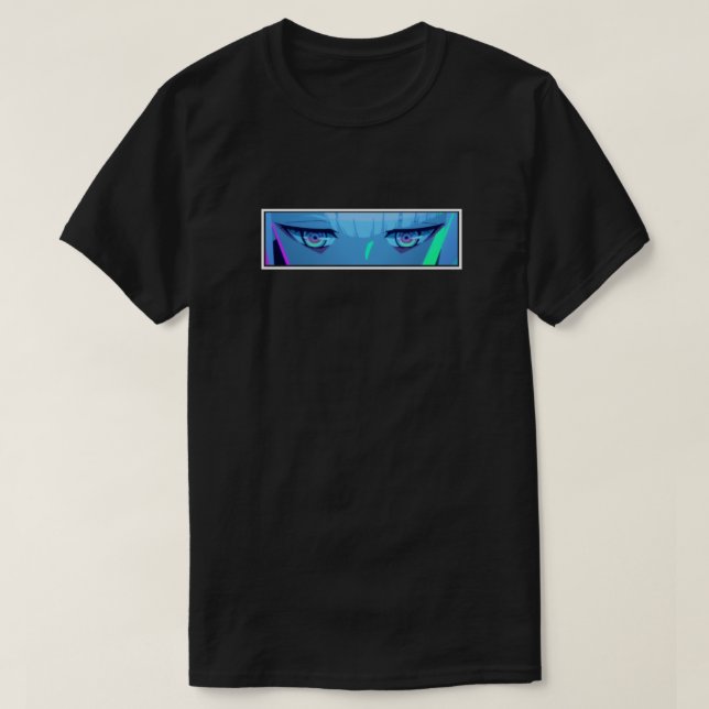 E:\AnhgocUpZZ\Lucy eyes Cyberpunk Edgerunners 1.pn T-Shirt (Design Front)