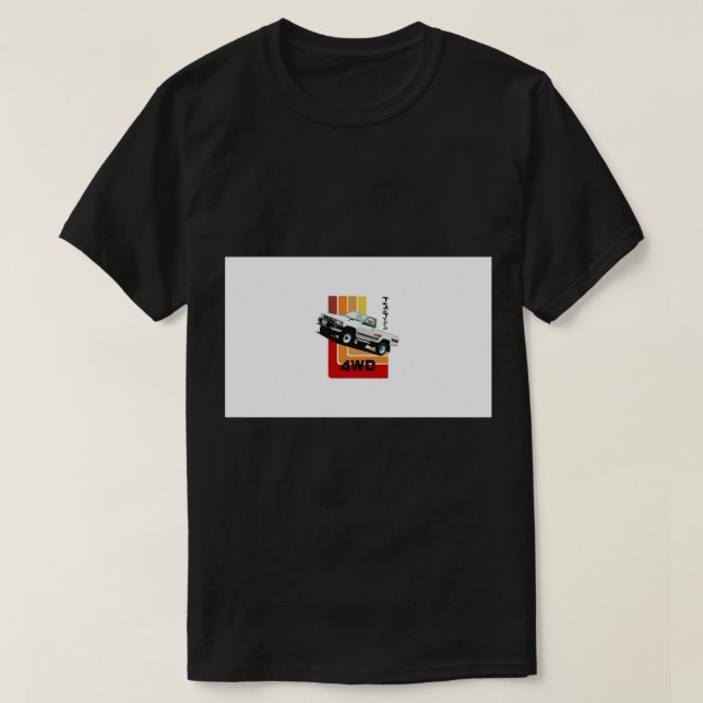 E:\AnhgocUpZZ\Retro 80's Toyota Hilux .png T-Shirt (Design Front)