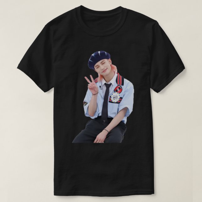 E:\AnhgocUpZZ\STRAY KIDS SKZ HWANG HYUNJIN STAY BA T-Shirt (Design Front)