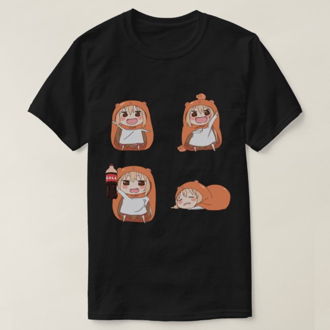 E:\AnhgocUpZZ\Umaru-Chan Sticker Pack .png T-Shirt (Design Front)