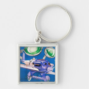 E.B. Meyrowitz Flying Goggles Advertisement Key Ring