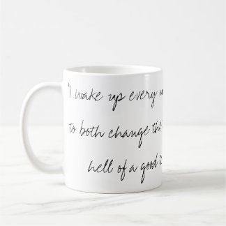E.B. White Handwritten Quote Mug
