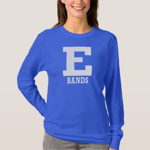 E-Bands Mens/Womens Blue Long Sleeve T-Shirt