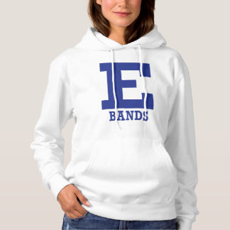 E-Bands Mens/Womens White Hoodie