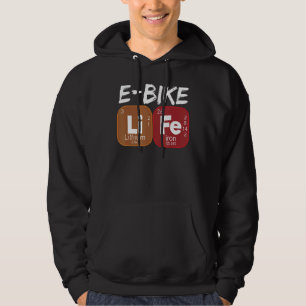 E Bike Life Periodic Table Electric Power Bikes 1 Hoodie