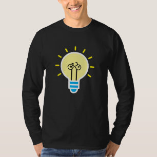 E Bike Light Bulb Bicycle T-Shirt