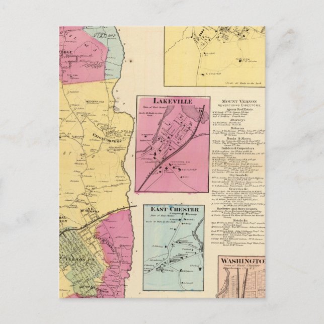 E Chester, Town Postcard (Front)