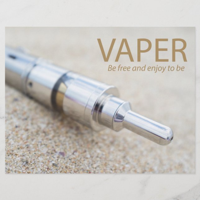 E-cig and vaping flyer (Front)