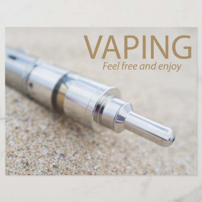E-cig and vaping flyer (Front)
