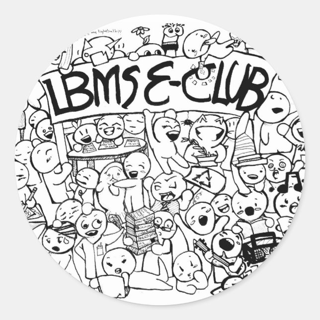 E-club Pic Sticker (Front)