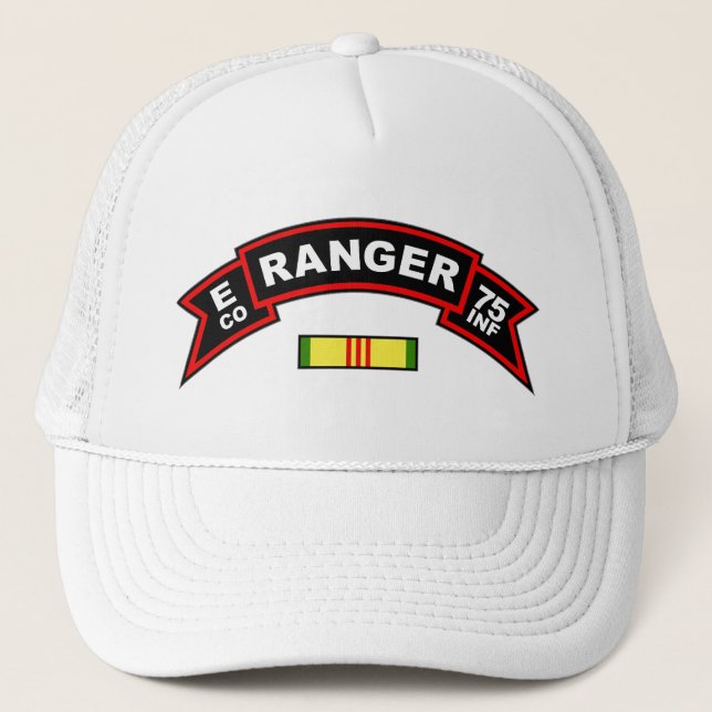 E Co, 75th Infantry Regiment - Rangers Vietnam Trucker Hat (Front)