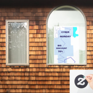 E-commerce Cyber Monday Deal Window Cling