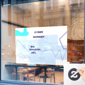 E-commerce Cyber Monday Deal Window Cling