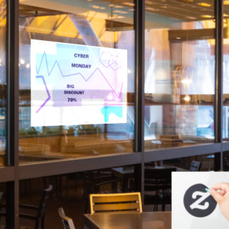 E-commerce Cyber Monday Deal Window Cling